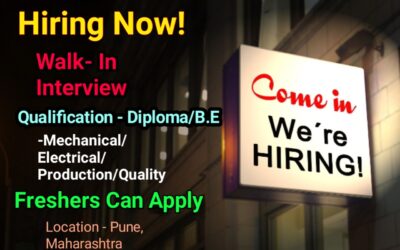 Diploma/B.E/Freshers