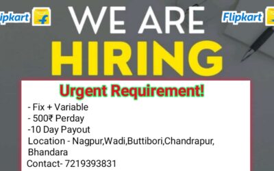 Flipkart Job Vaccancy !