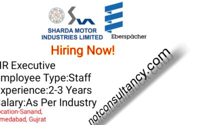 Sharda Motor Job Vaccancy For HR Executive