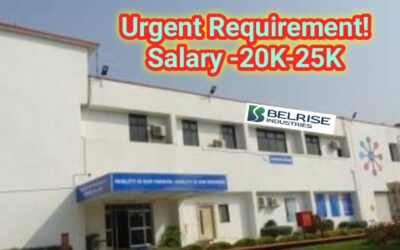 Job Vaccancy In Belrise Company