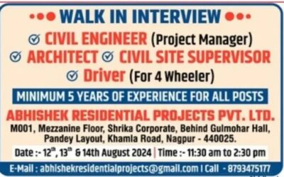 Civil Engineer Job Vaccancy!